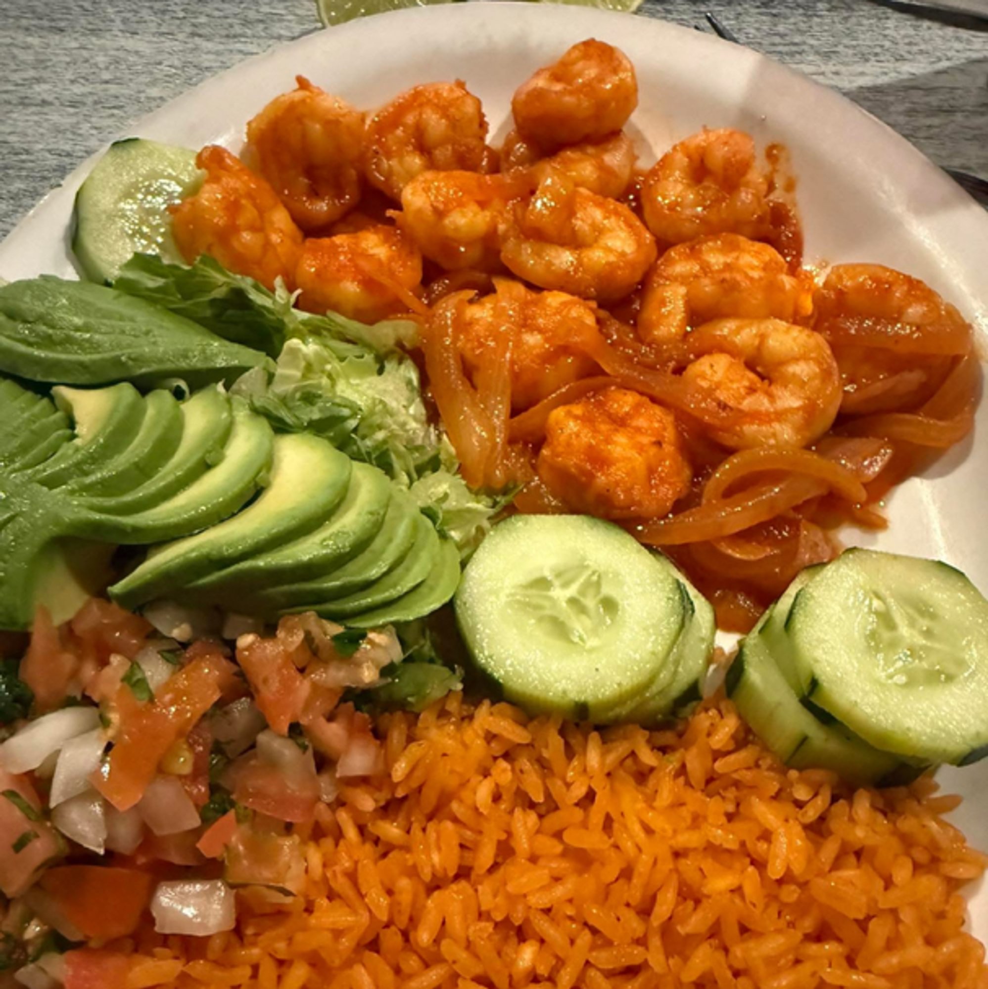 Camarones a la Diabla