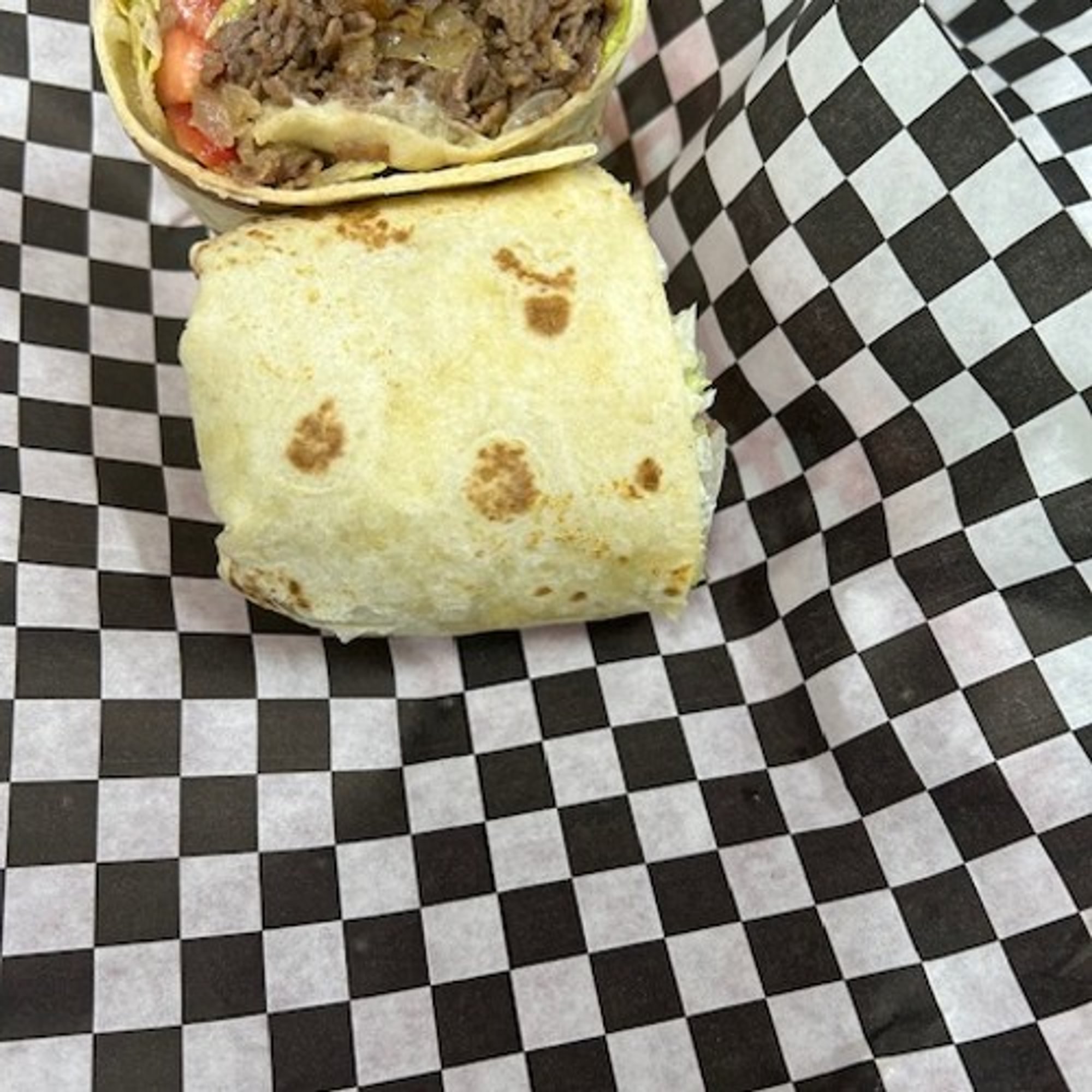 Cheese Steak or Chicken Cheese Steak Wrap
