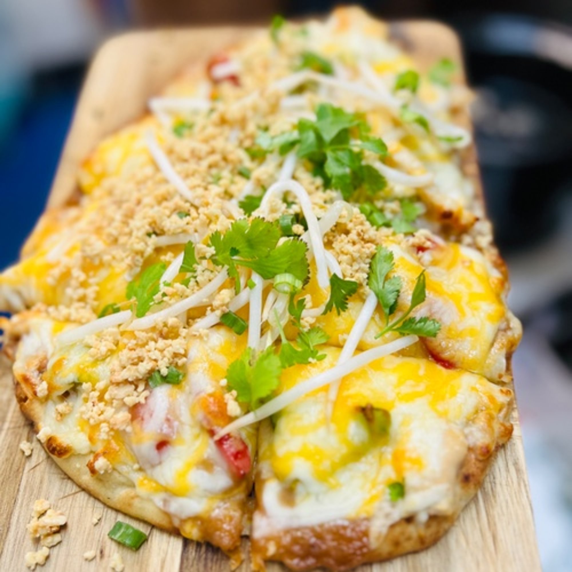 Thai Chicken Peanut Naan FB