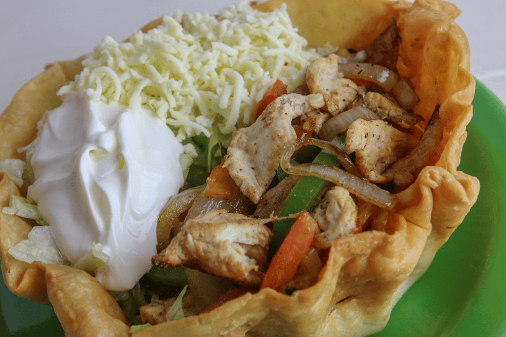 Fajita Taco Salad Chicken