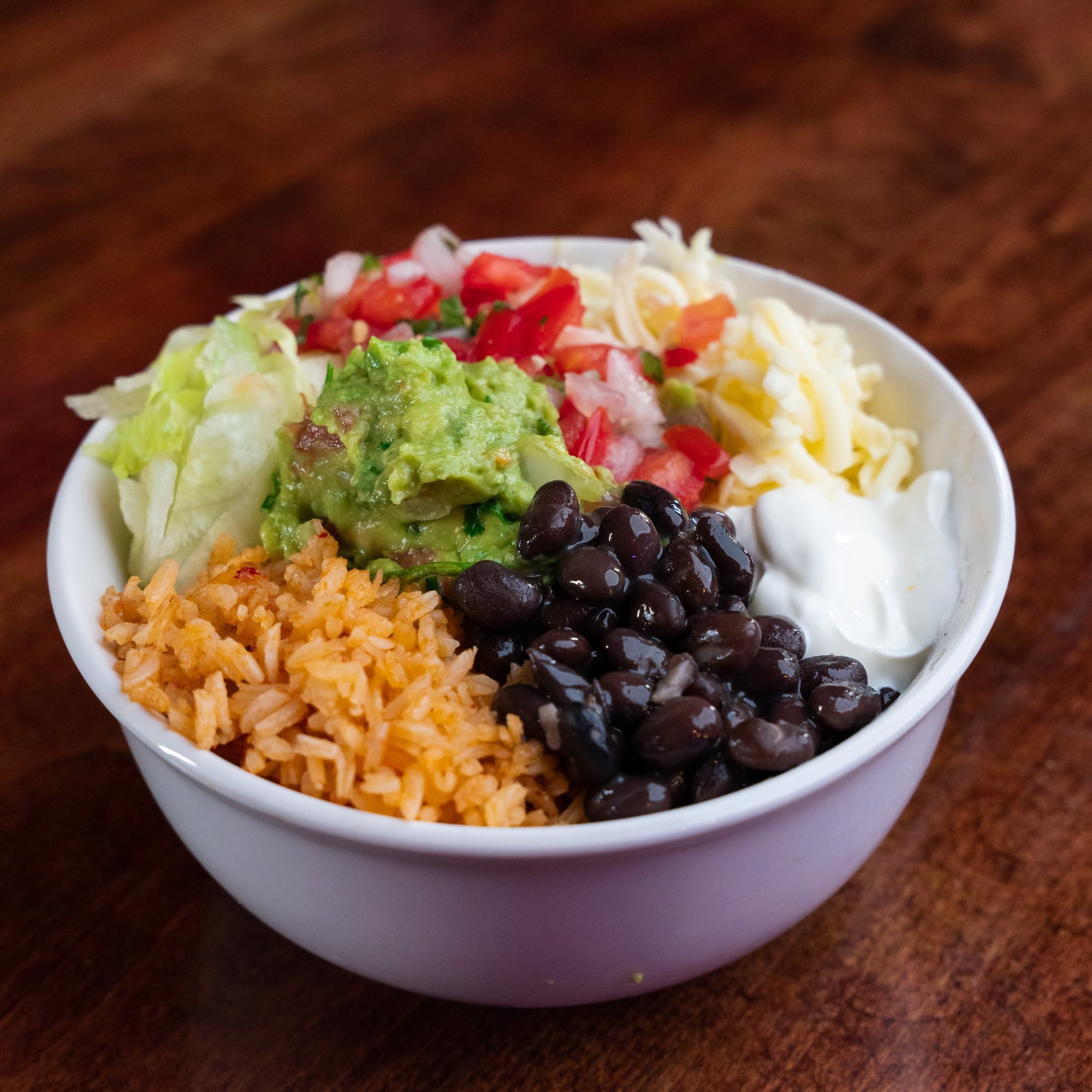 Veggie + Sour Cream & Guacamole