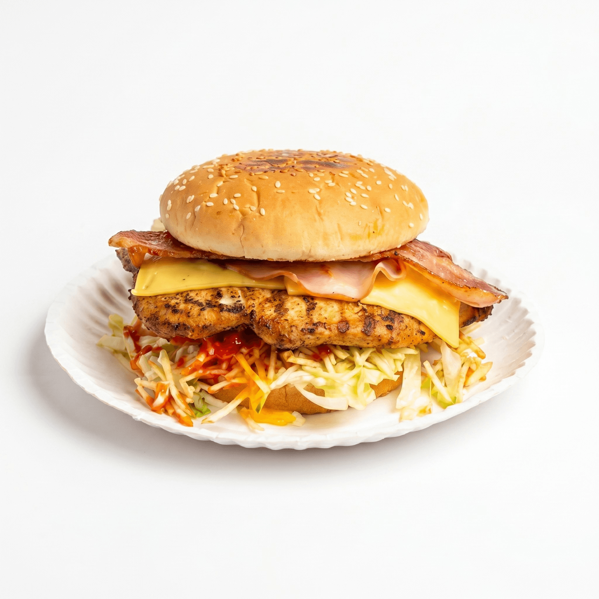 Special Chicken Burger / Hamburguesa Especial de Pollo