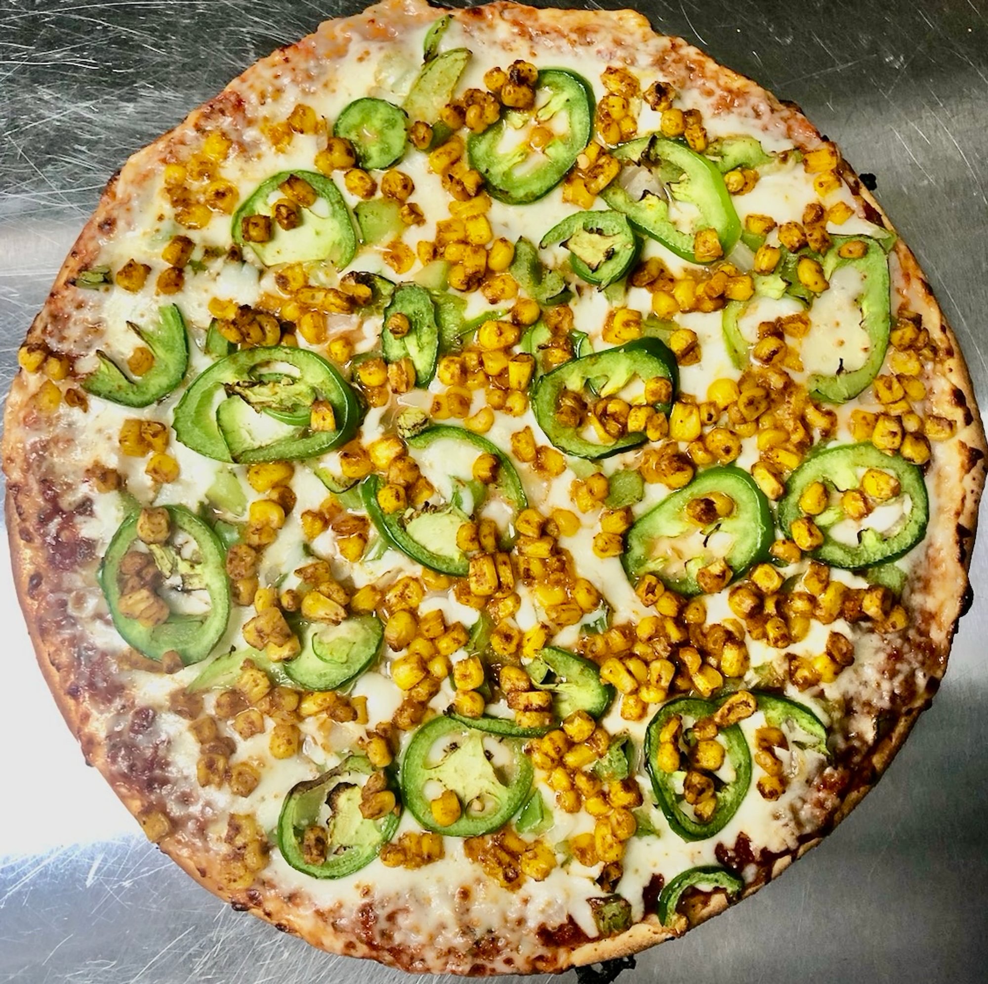 Corn Masala Pizza