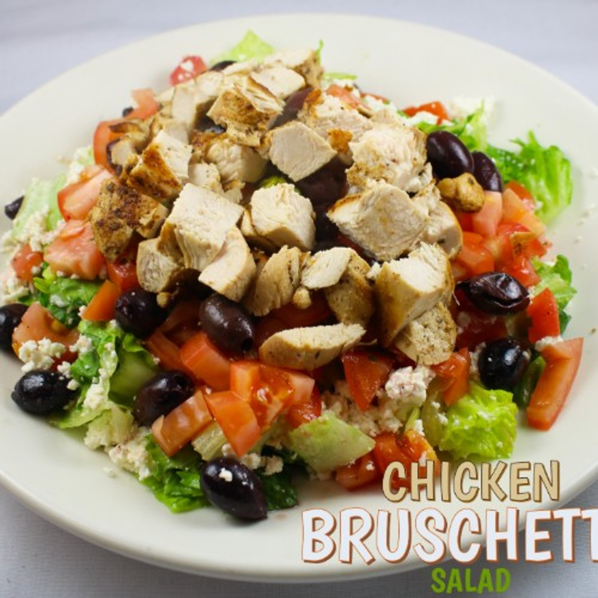 Chicken Bruschetta Salad