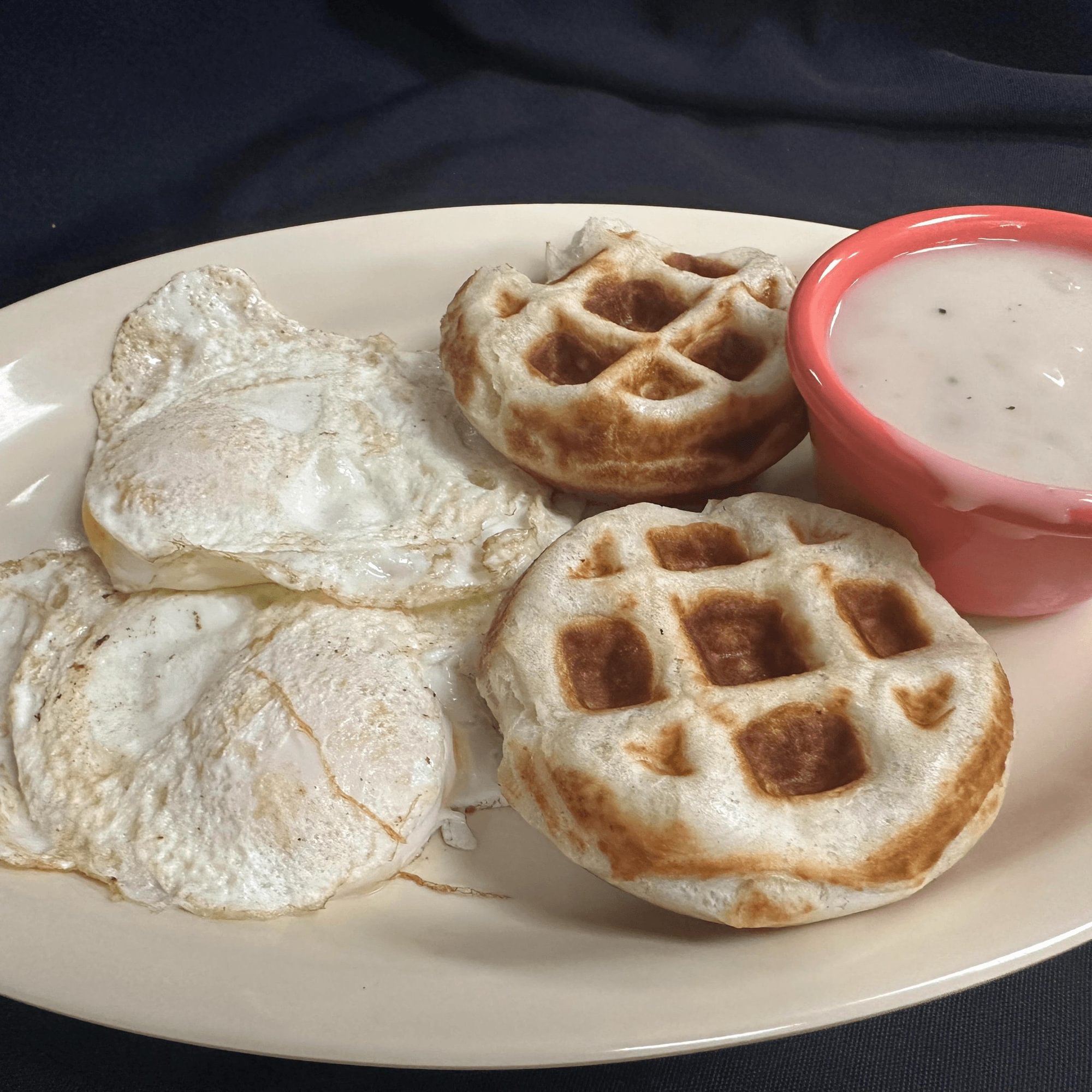 Golden Biscuits Gravy with Eggs