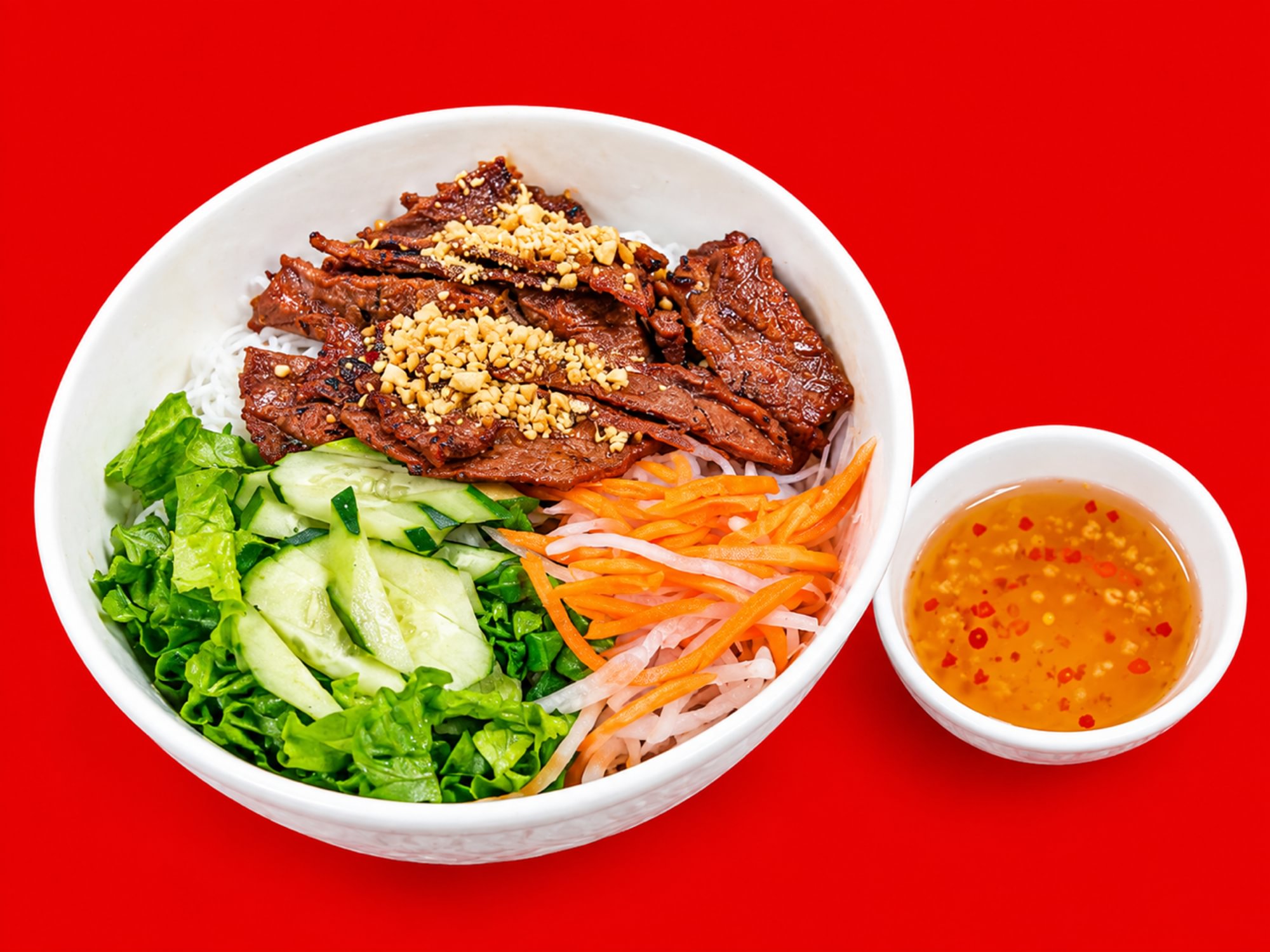Grilled Lemongrass Beef with Vermicelli