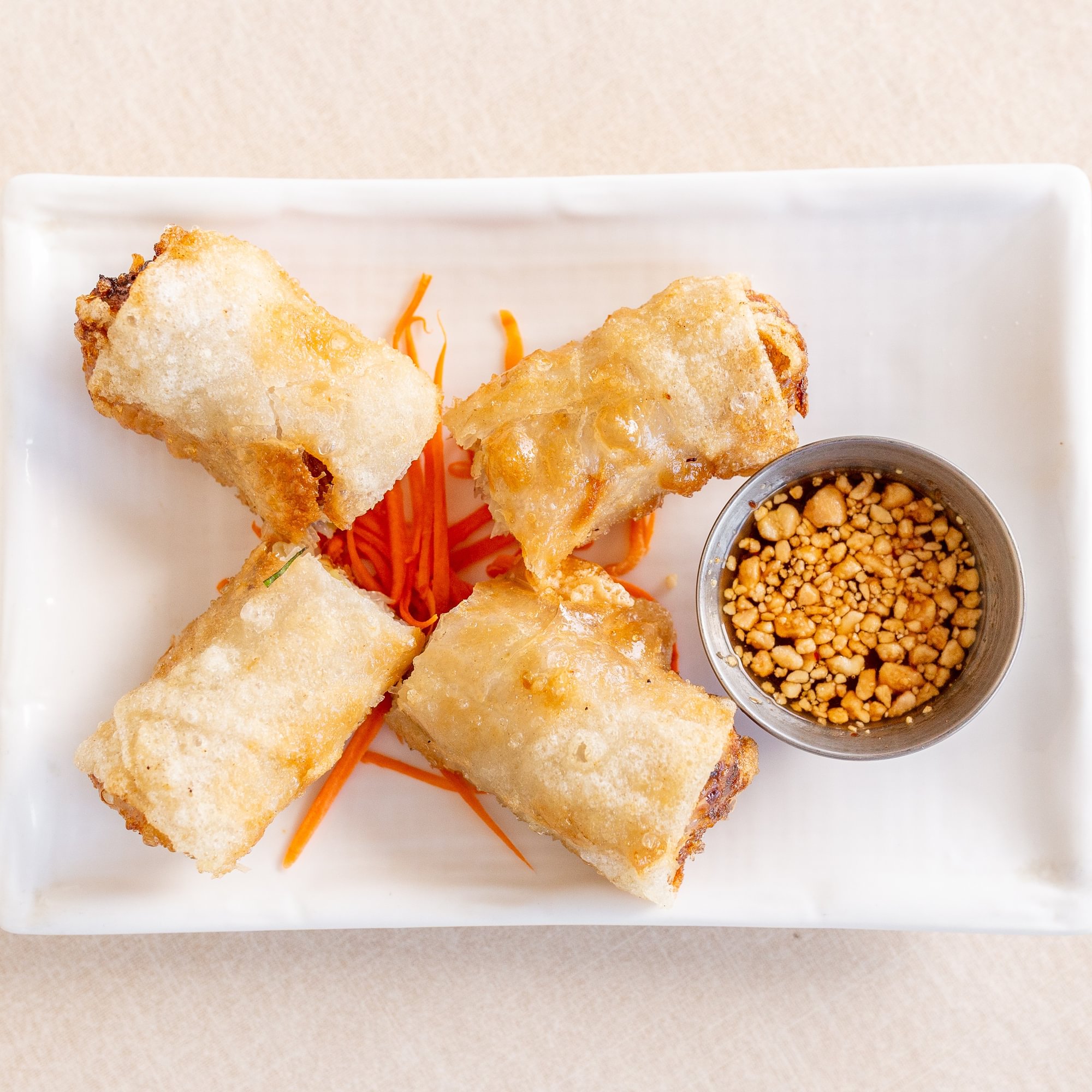 Crispy Pork Spring Rolls