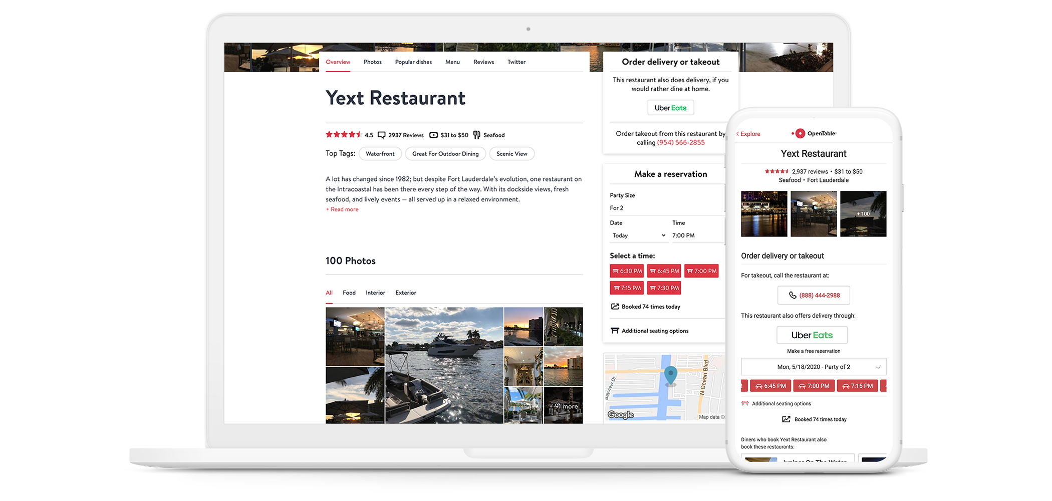 OpenTable Reviews API