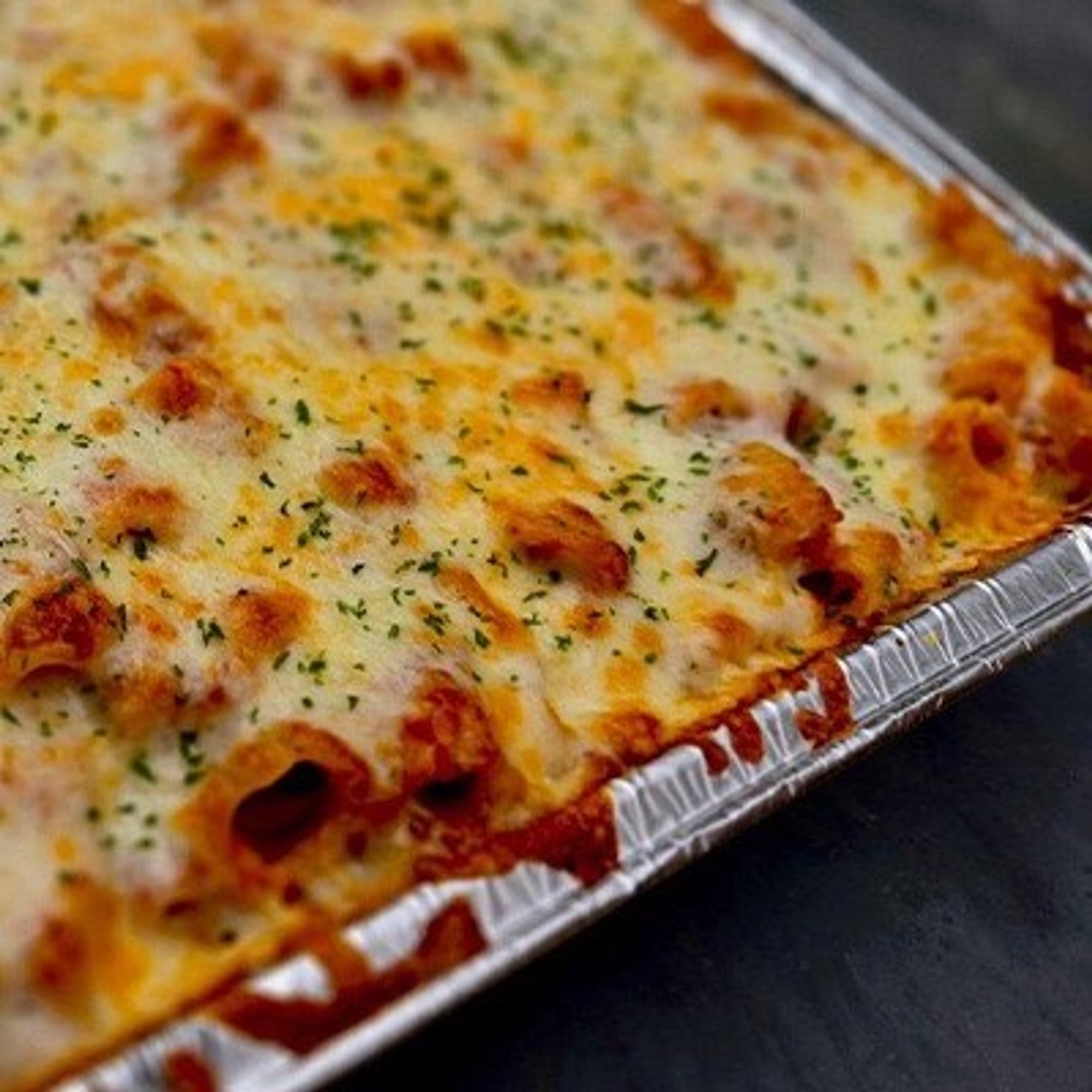 Half Pan Baked Penne with Sausage (Feeds 4-6)