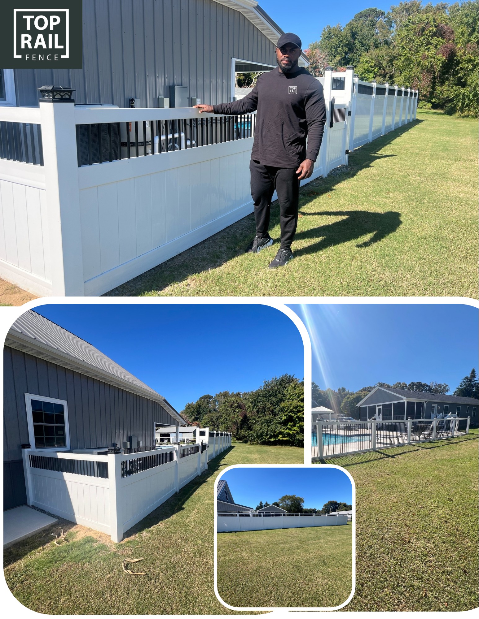 Top Rail Fence Pompano Beach Image