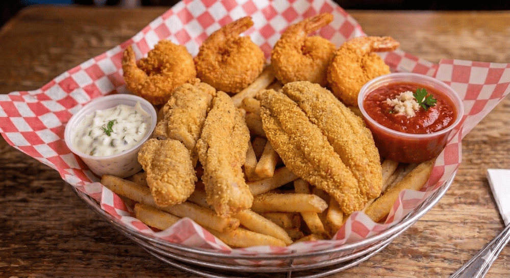 Fried Fish & Jumbo Shrimp Basket