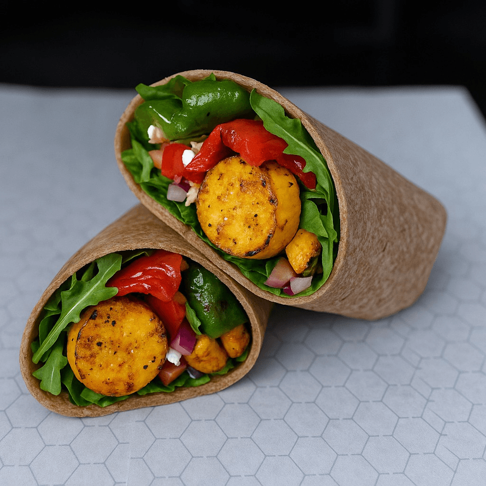 Grilled veggies wrap