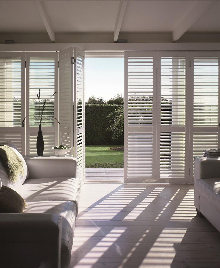 At a loss for what to do with your sliding doors? Not to worry-we've got you covered!  Here's a thought: Bi-Fold Composite Shutters, as pictured here!   BudgetBlindsLosGatos   BiFoldShutters  CompositeShutters  MoistureResistantShutters  FreeConsultation  WindowWednesday