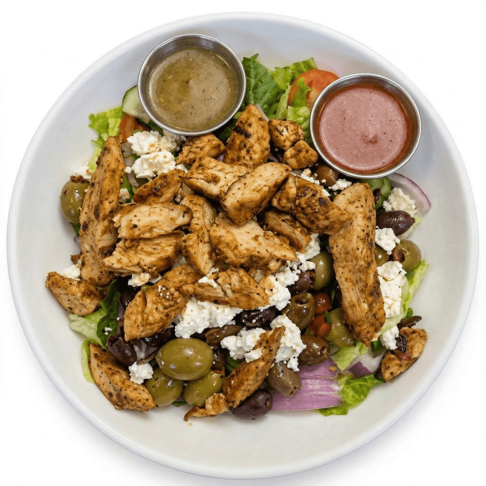 Greek Salad with Chicken