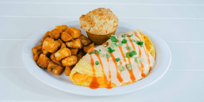 Buffalo Chicken Omelet