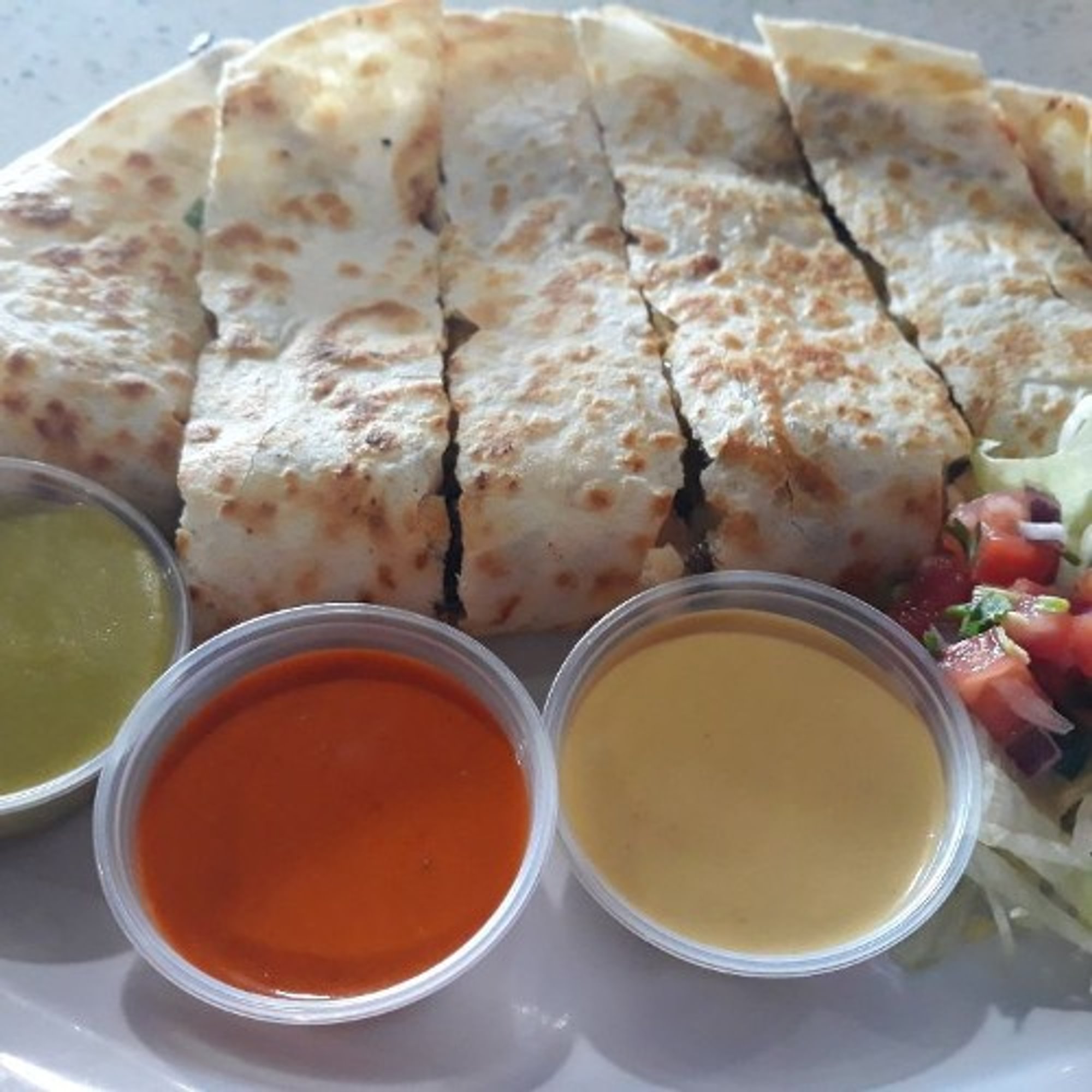 Camarones Quesadillas