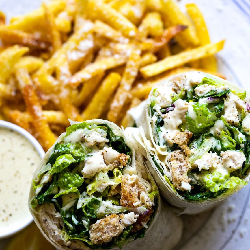 Grilled Chicken Caesar Wrap