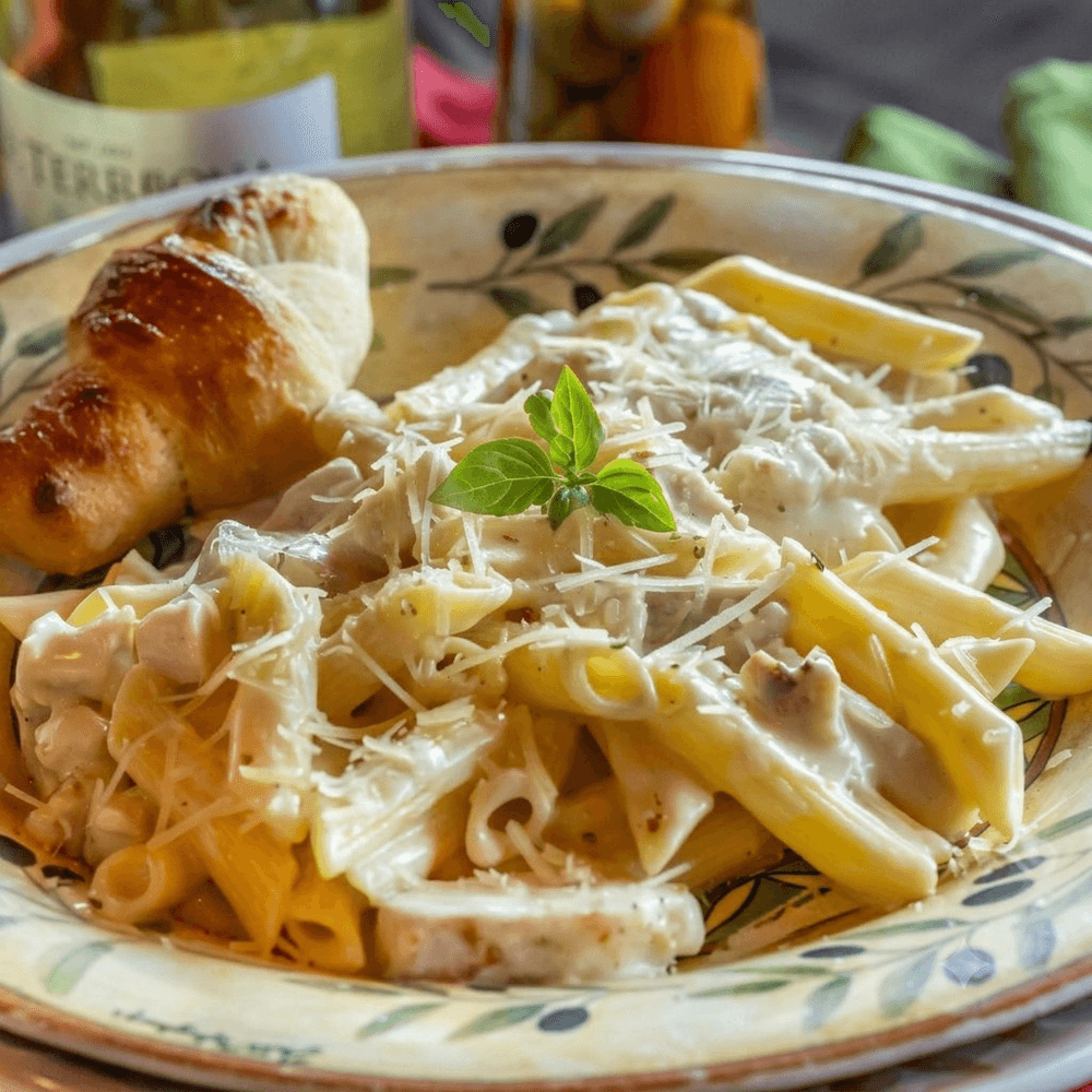 Chicken Penne Alfredo