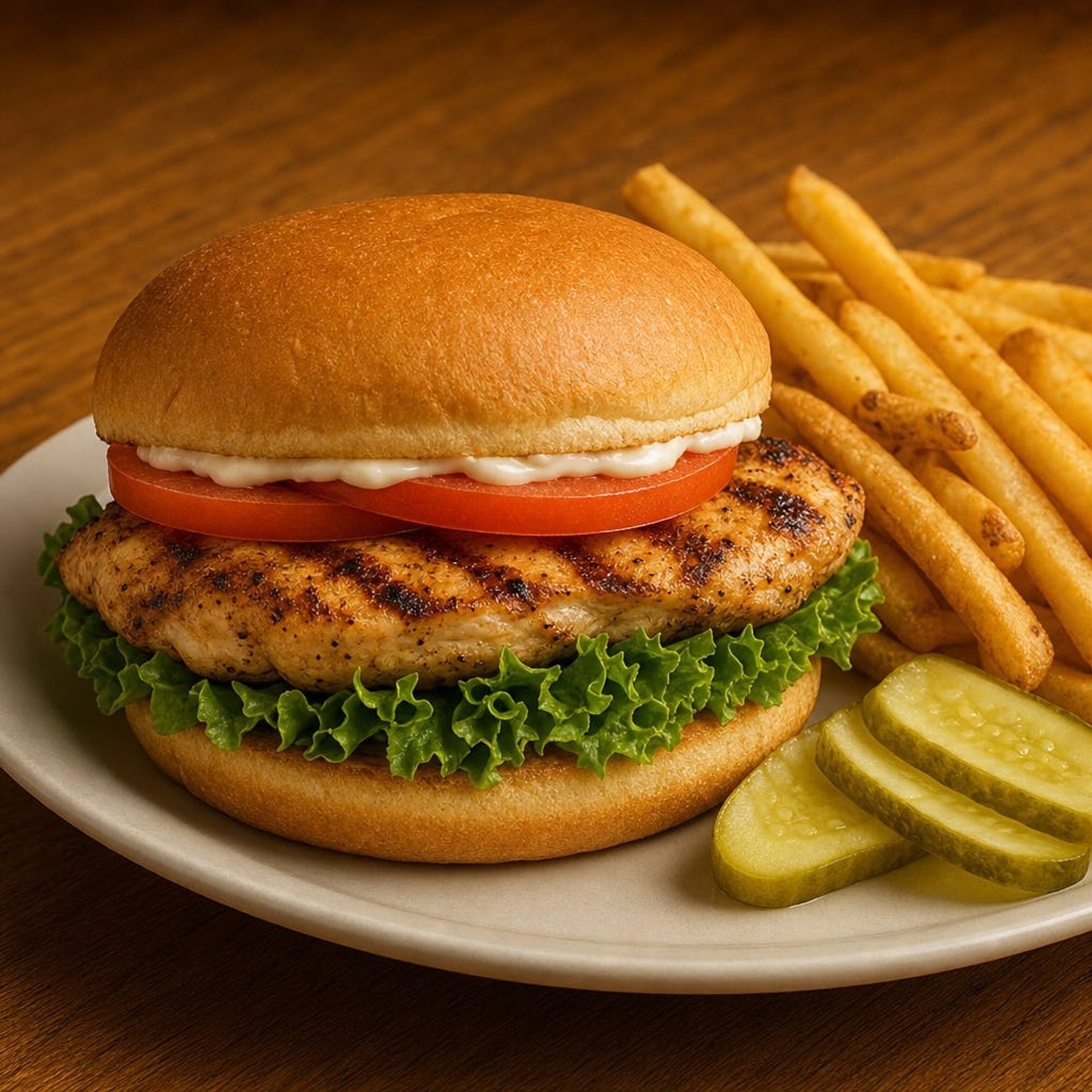 Cajun Grilled Chicken Sandwich