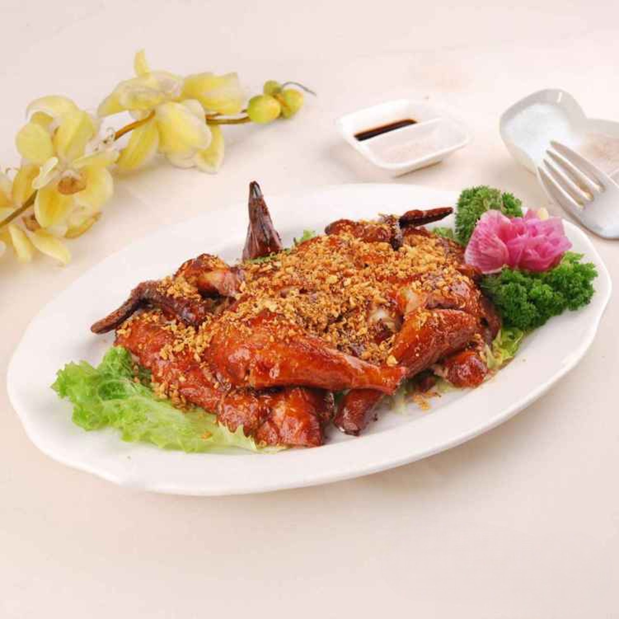 CK11. 蒜香風沙雞/Roasted Chicken w. Garlic Poultry