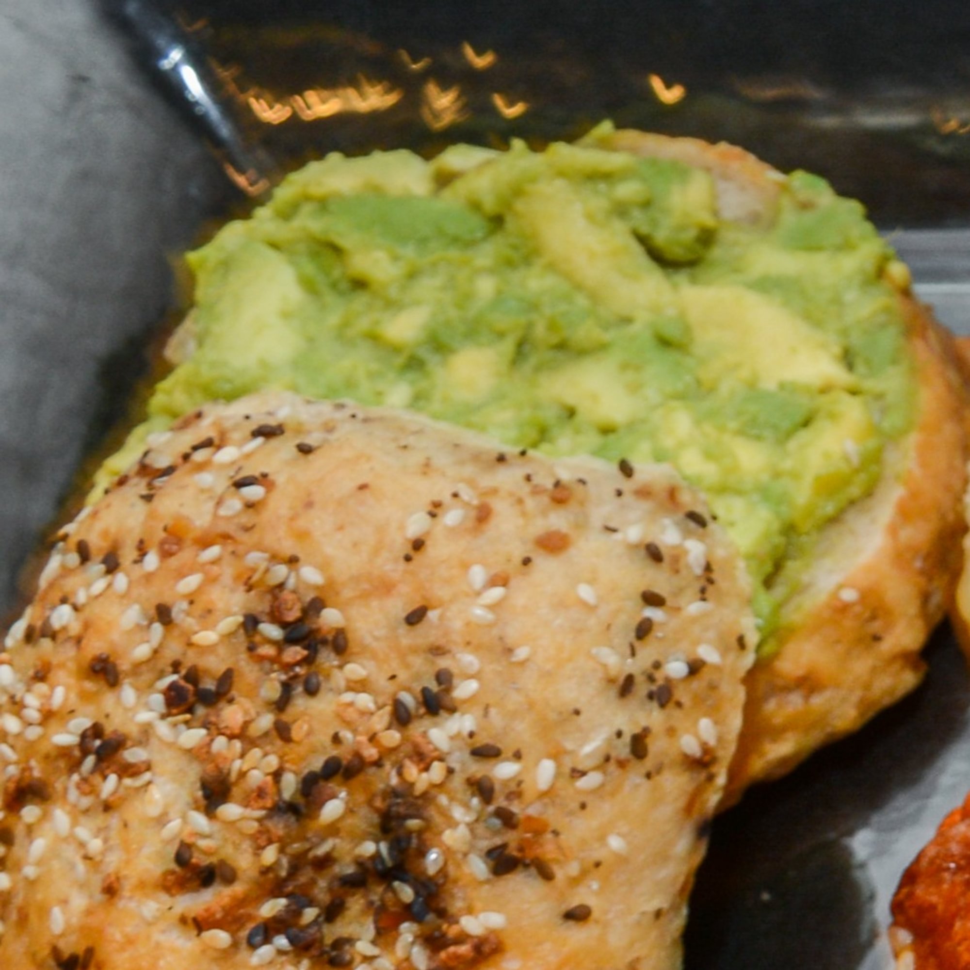 Roasted Garlic Rosemary Bagel