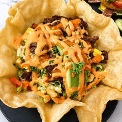 Steak Taco Salad Bowl