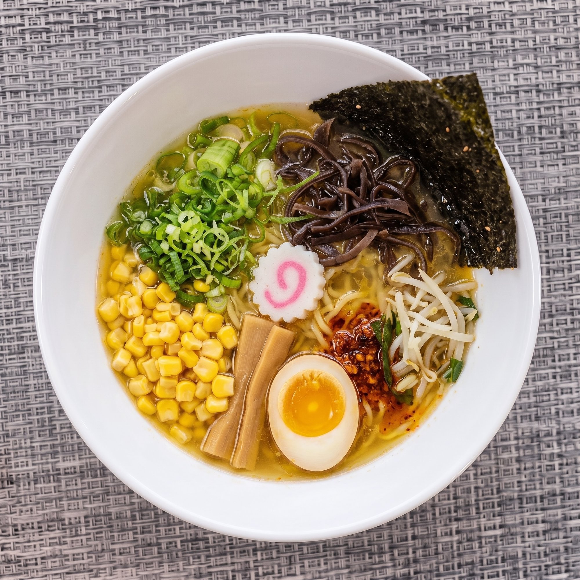 Spicy Miso Chicken Broth Ramen