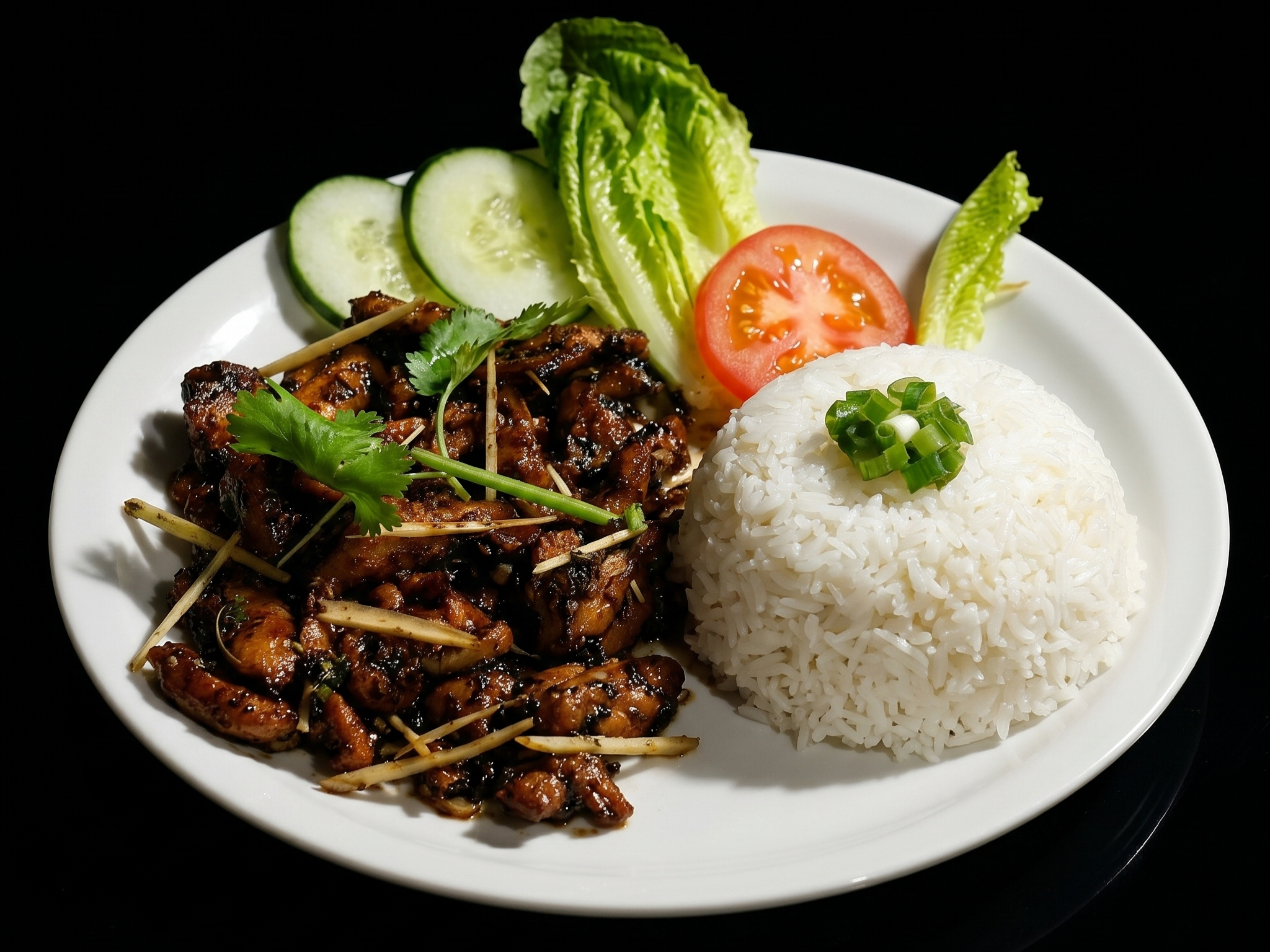 E21. Lemongrass Chicken With Steamed Rice