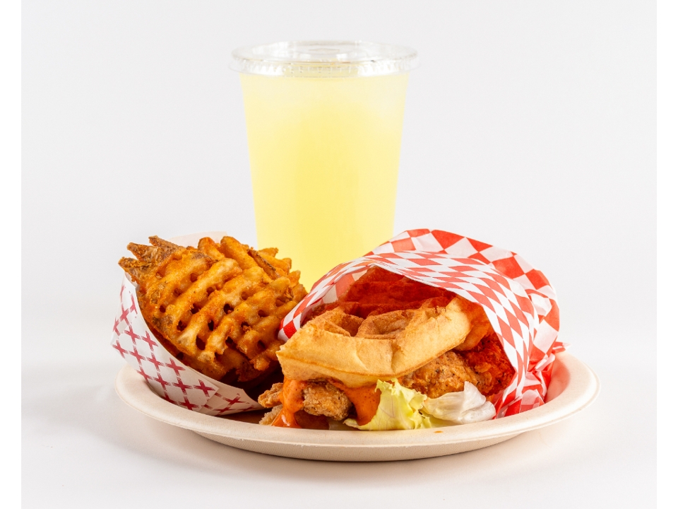 Blazin Chicken & Waffle Sandwich