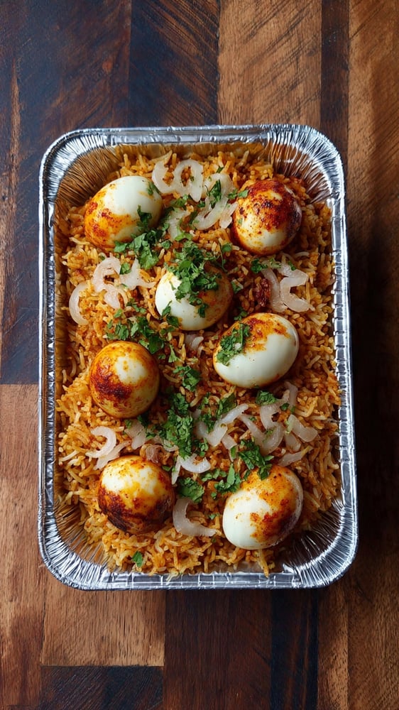 Party Tray - Aura Egg Biryani