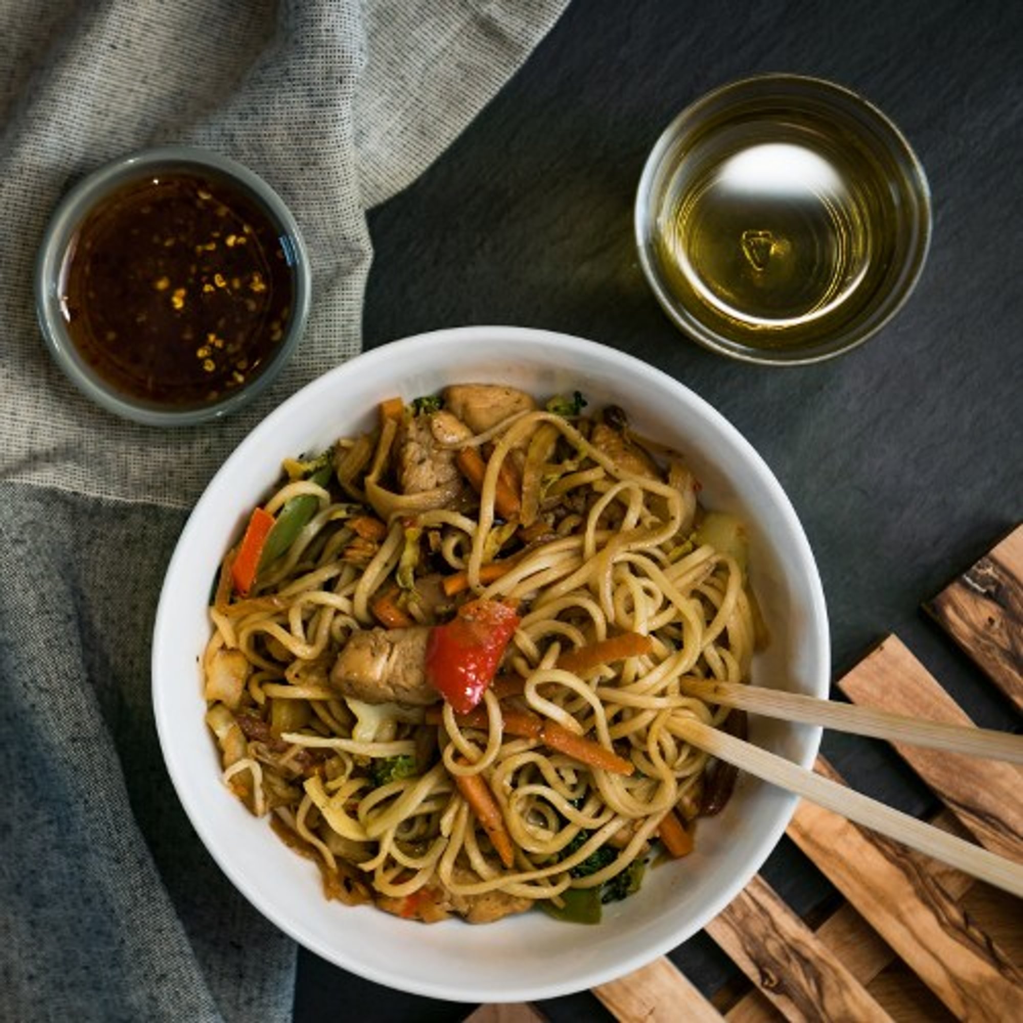Spaghetti Kee Mao