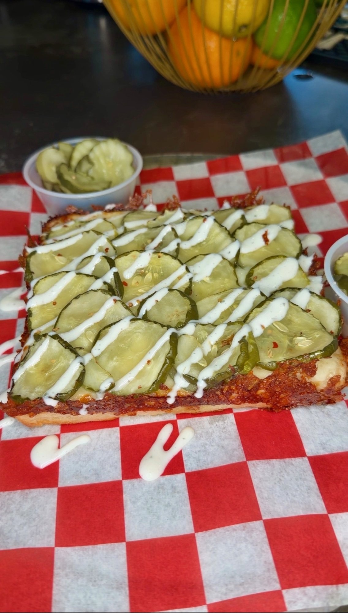 Personal Pan Pickle Pizza