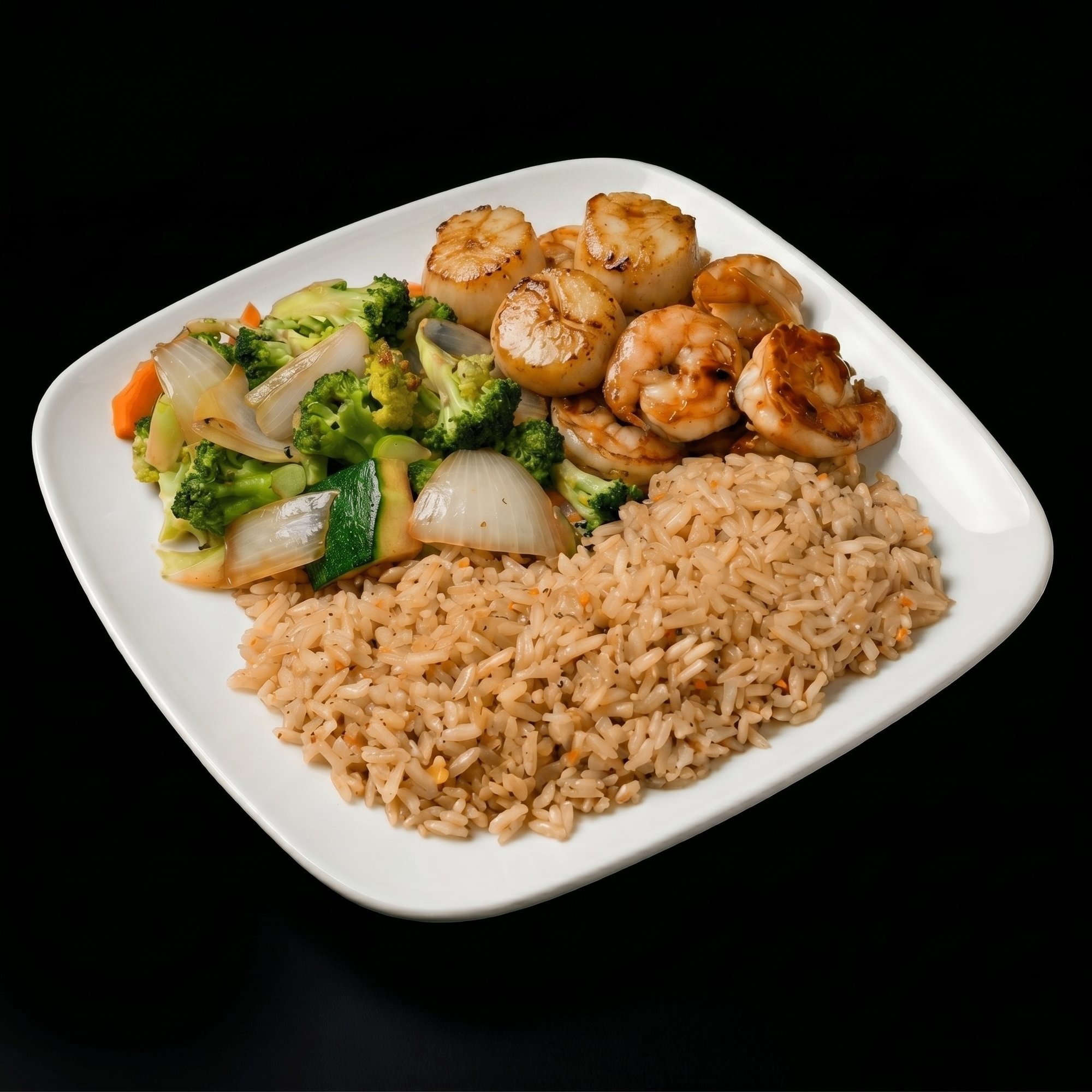 26. Shrimp and Scallop Hibachi Combo