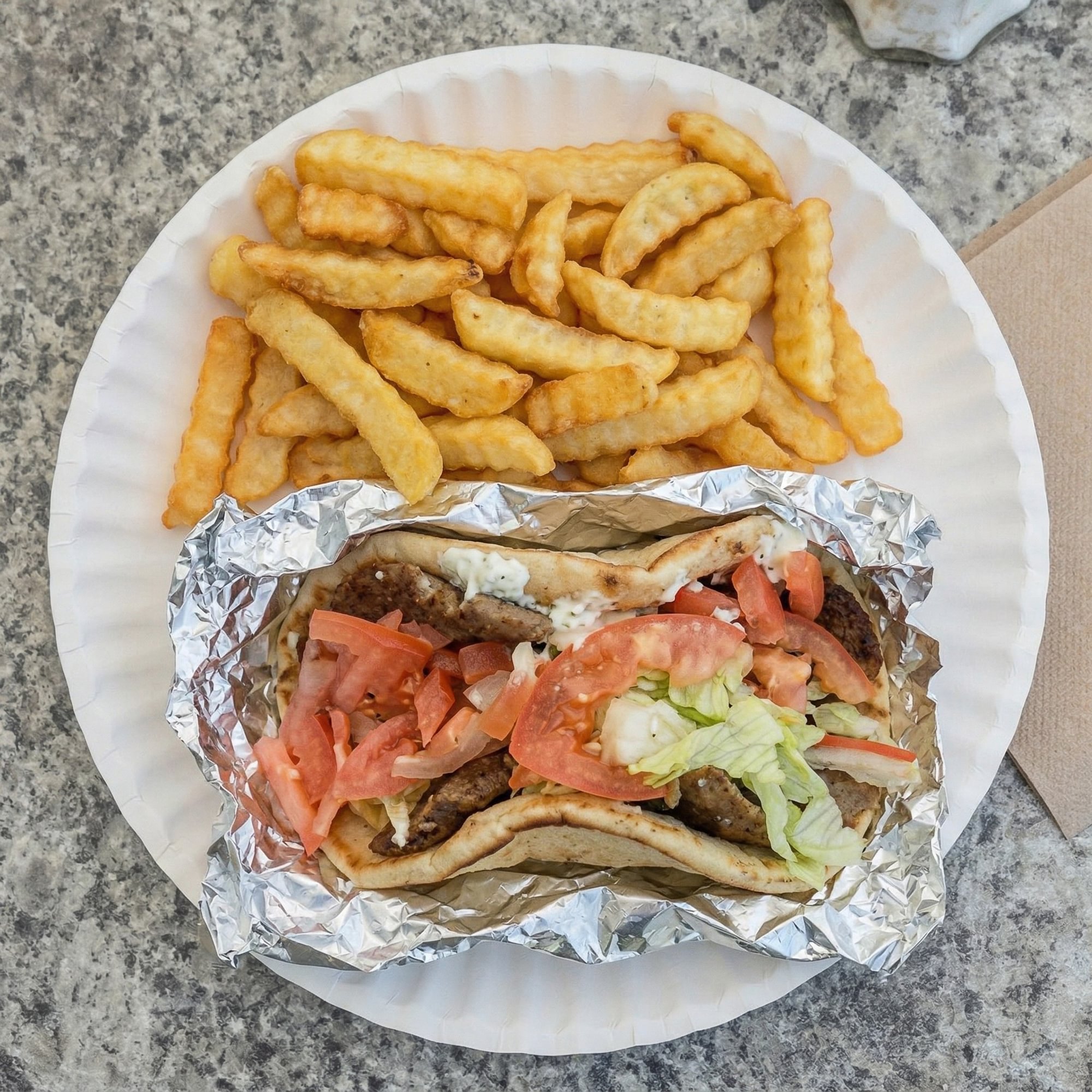 The Gyro with Fries