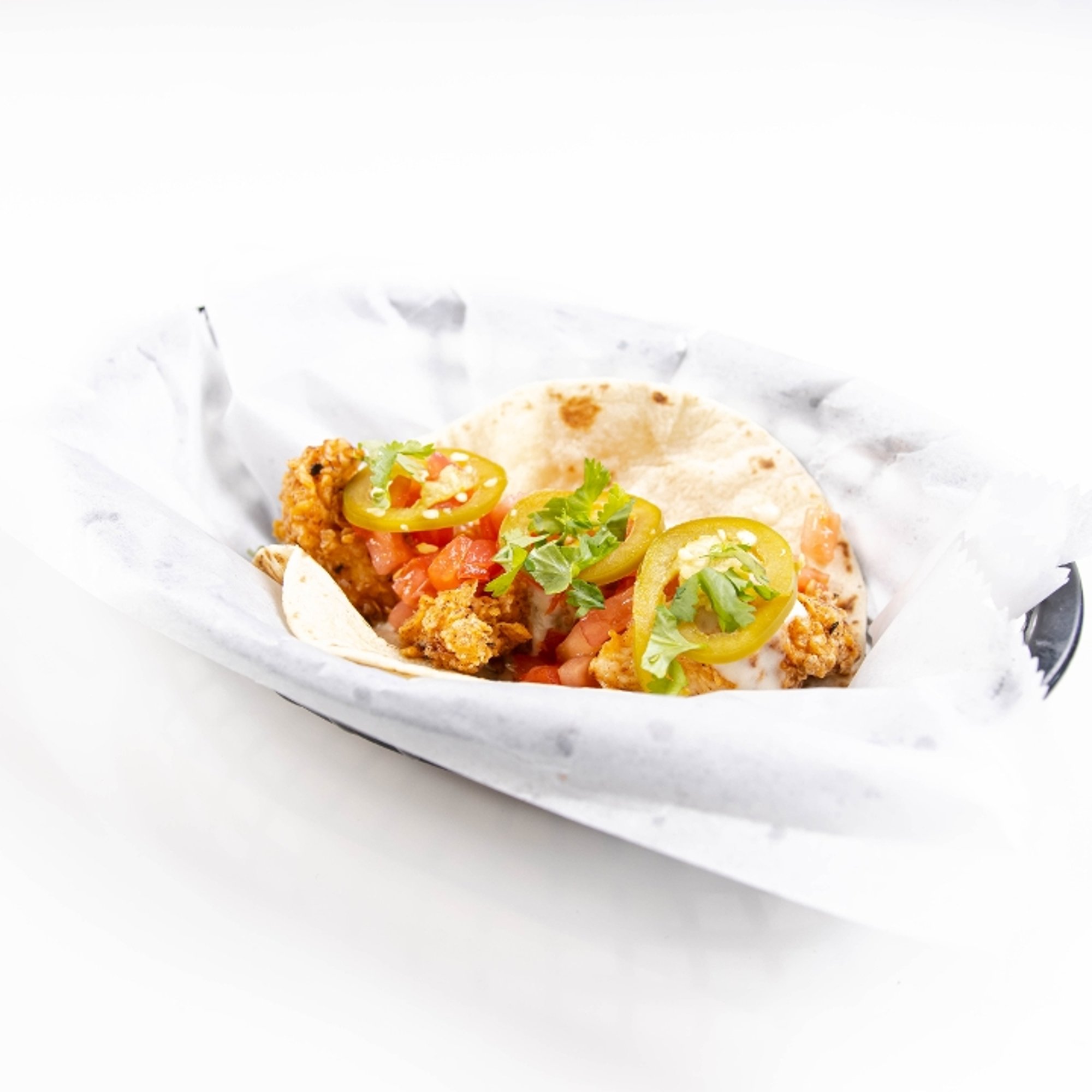 Southern Fried Chicken Taco