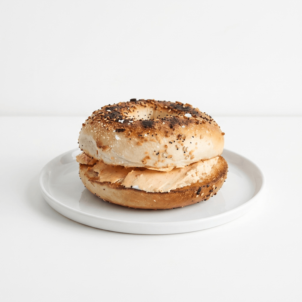 Bagel with Smoked Salmon Spread