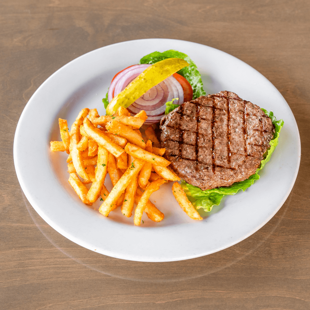 Bunless Beef Burger