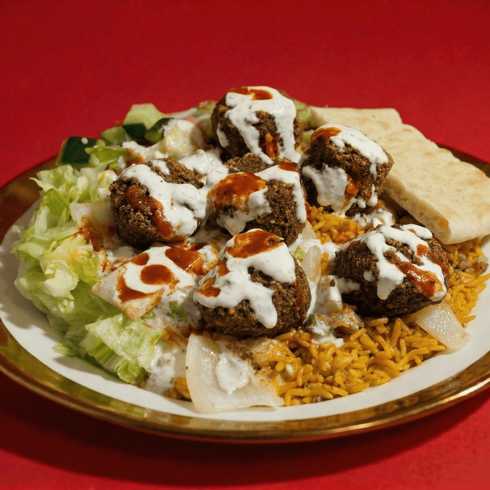 Falafel Over Rice