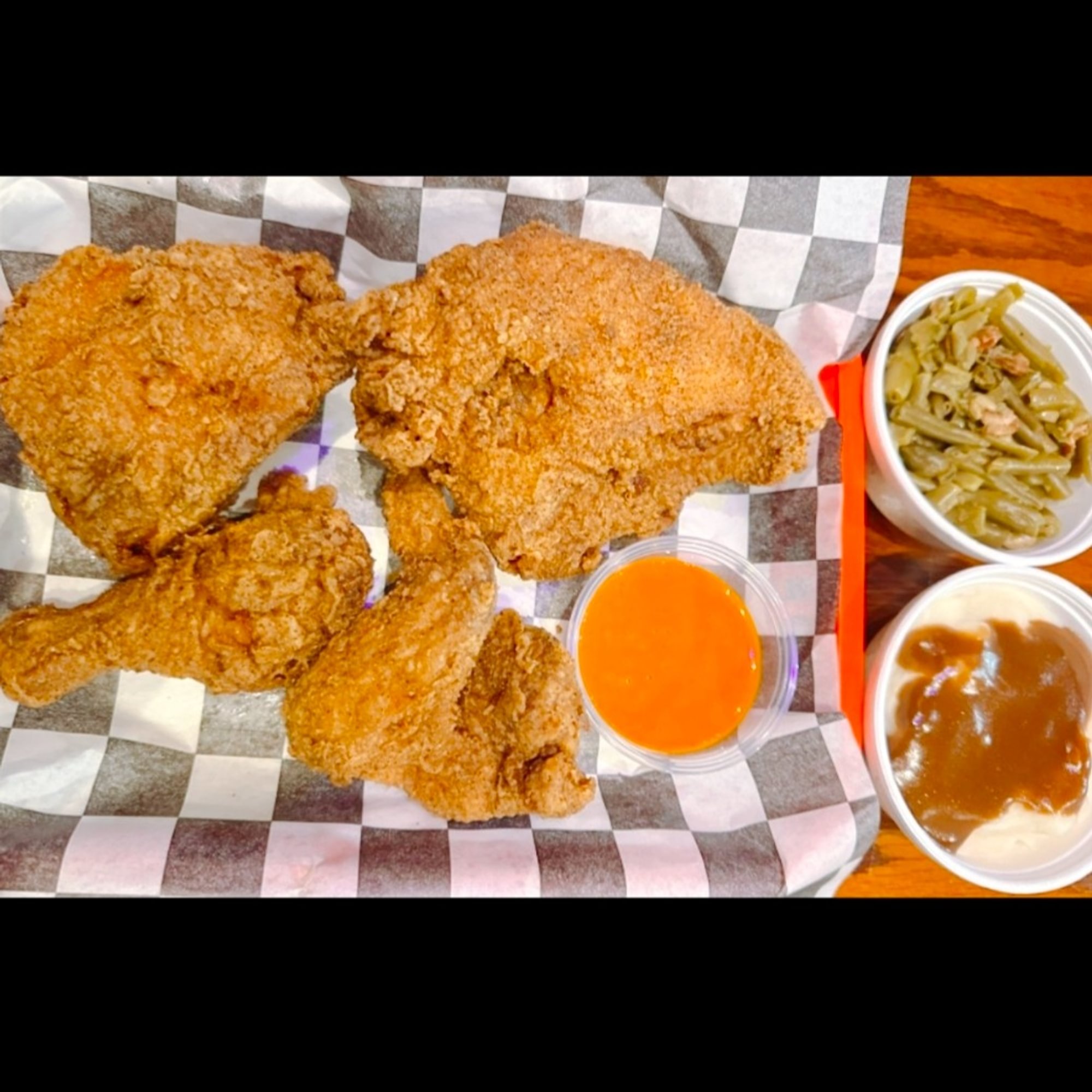 1/2 Fried Chicken Dinner