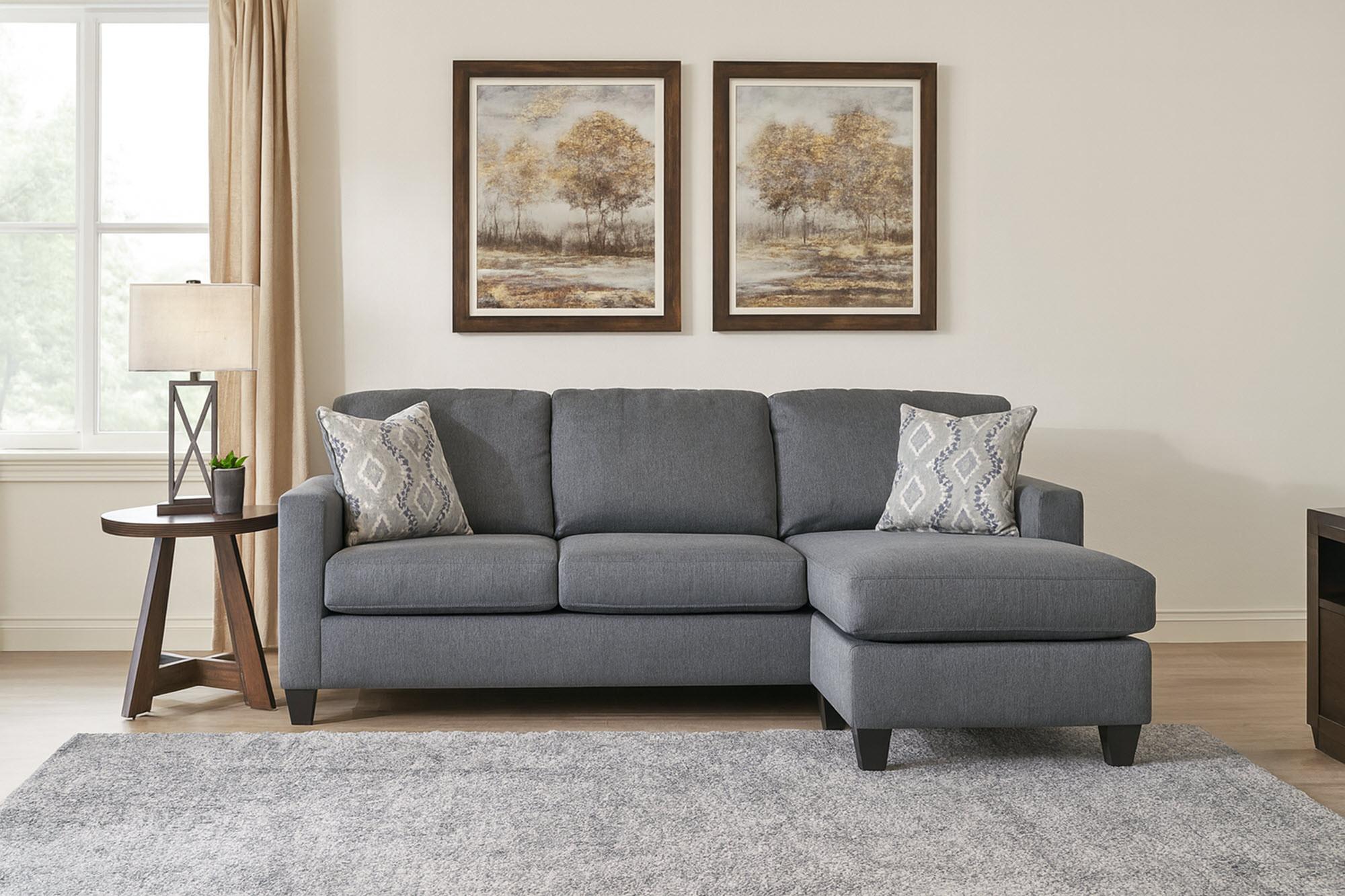 Moore Sofa Chaise with Dropdown