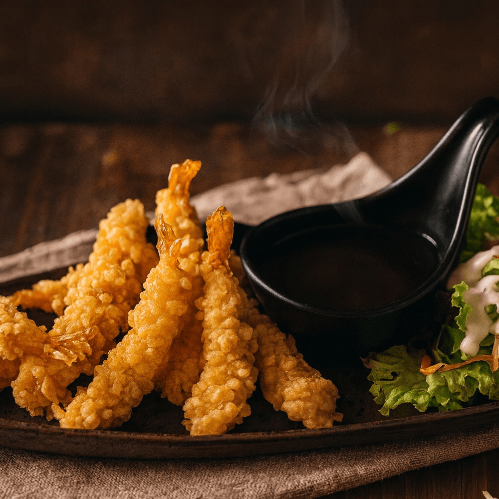 Golden fried shrimp (6 pieces)