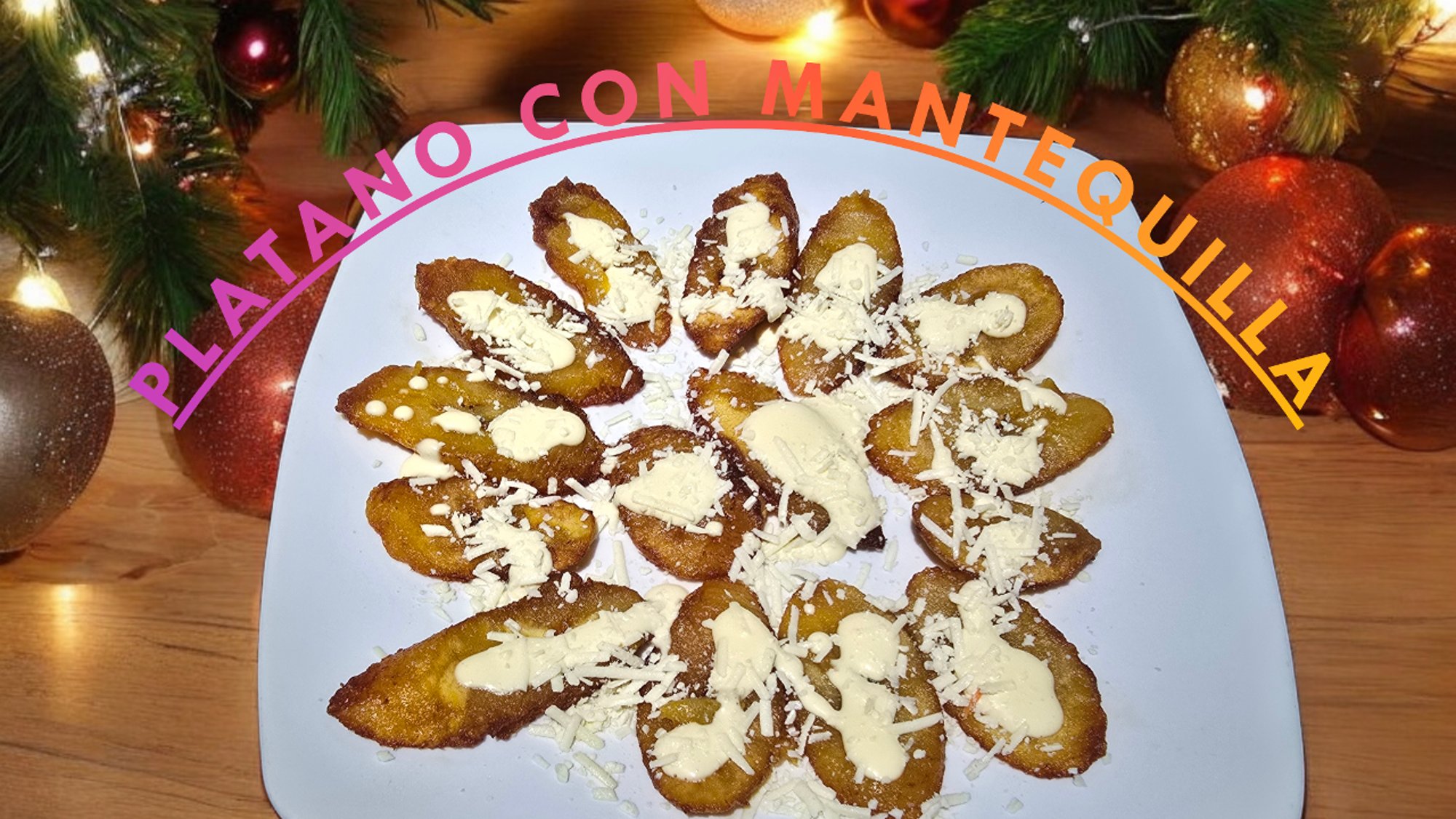 Platano Con Mantequilla