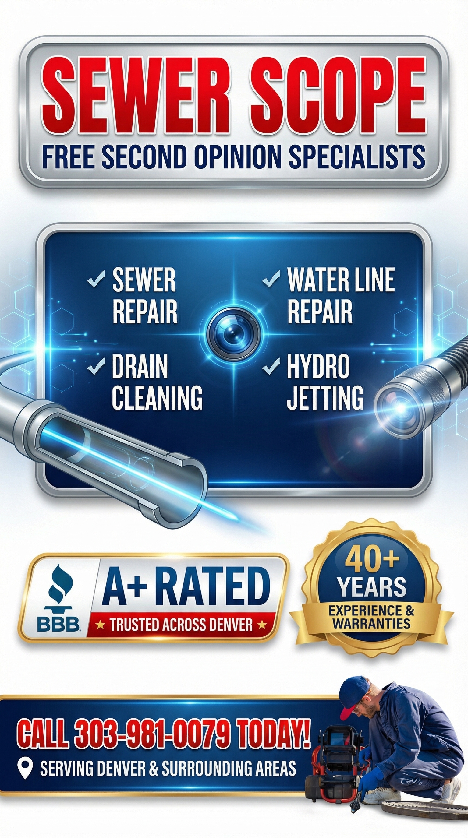 Sewer & Water Line Repair Denver Specialists