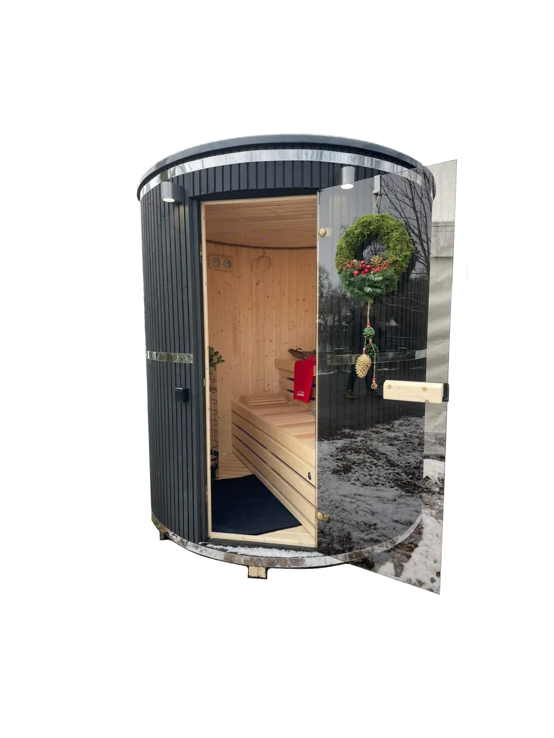 Vertical Cylindrical Saunas