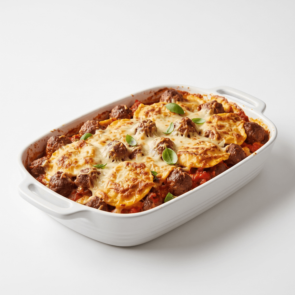 Ravioli with Meatballs