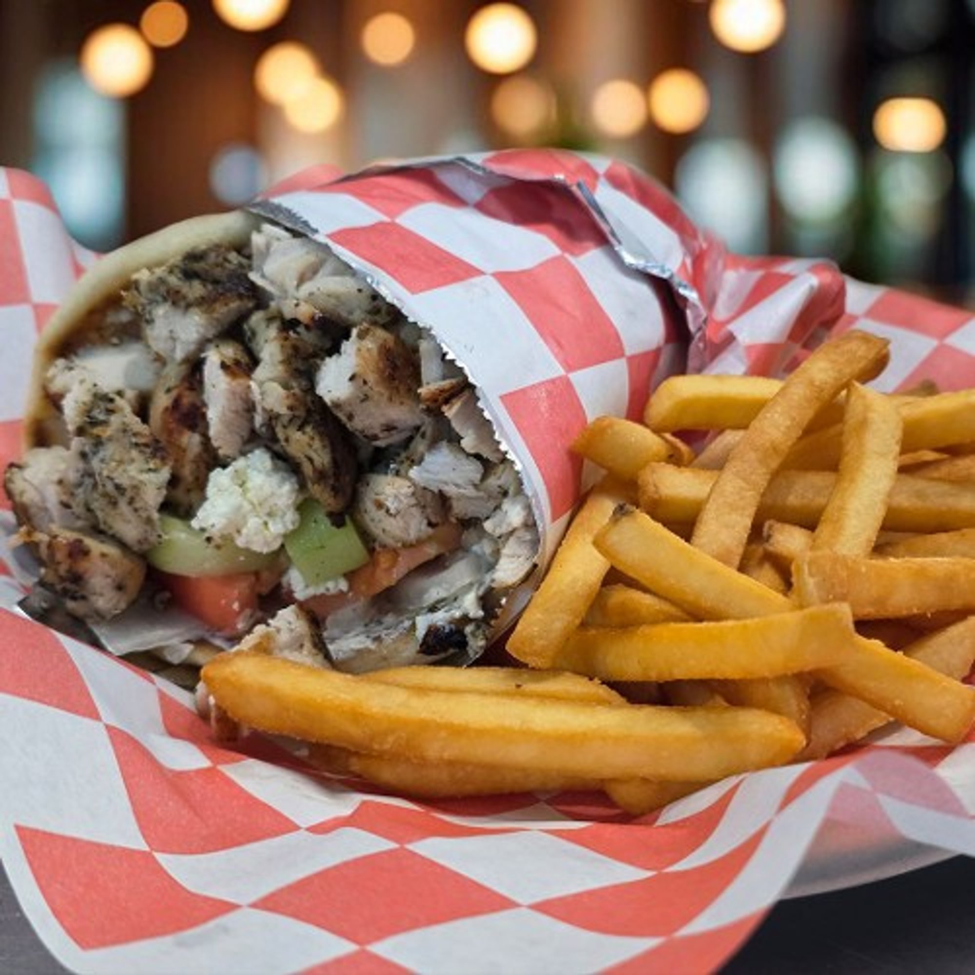 Greek Wrap with Chicken