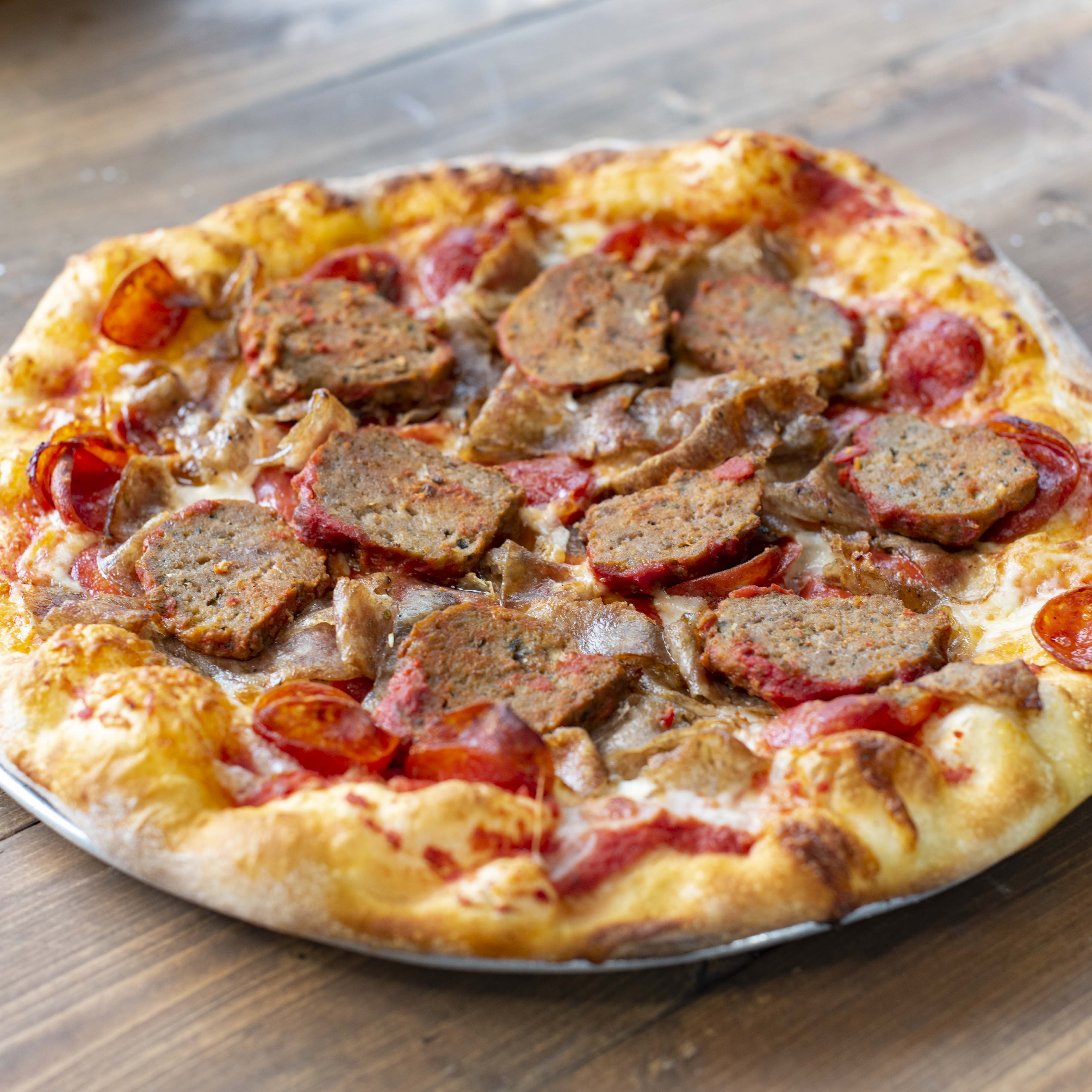 Meat, Meat, Meat (Thin Crust)