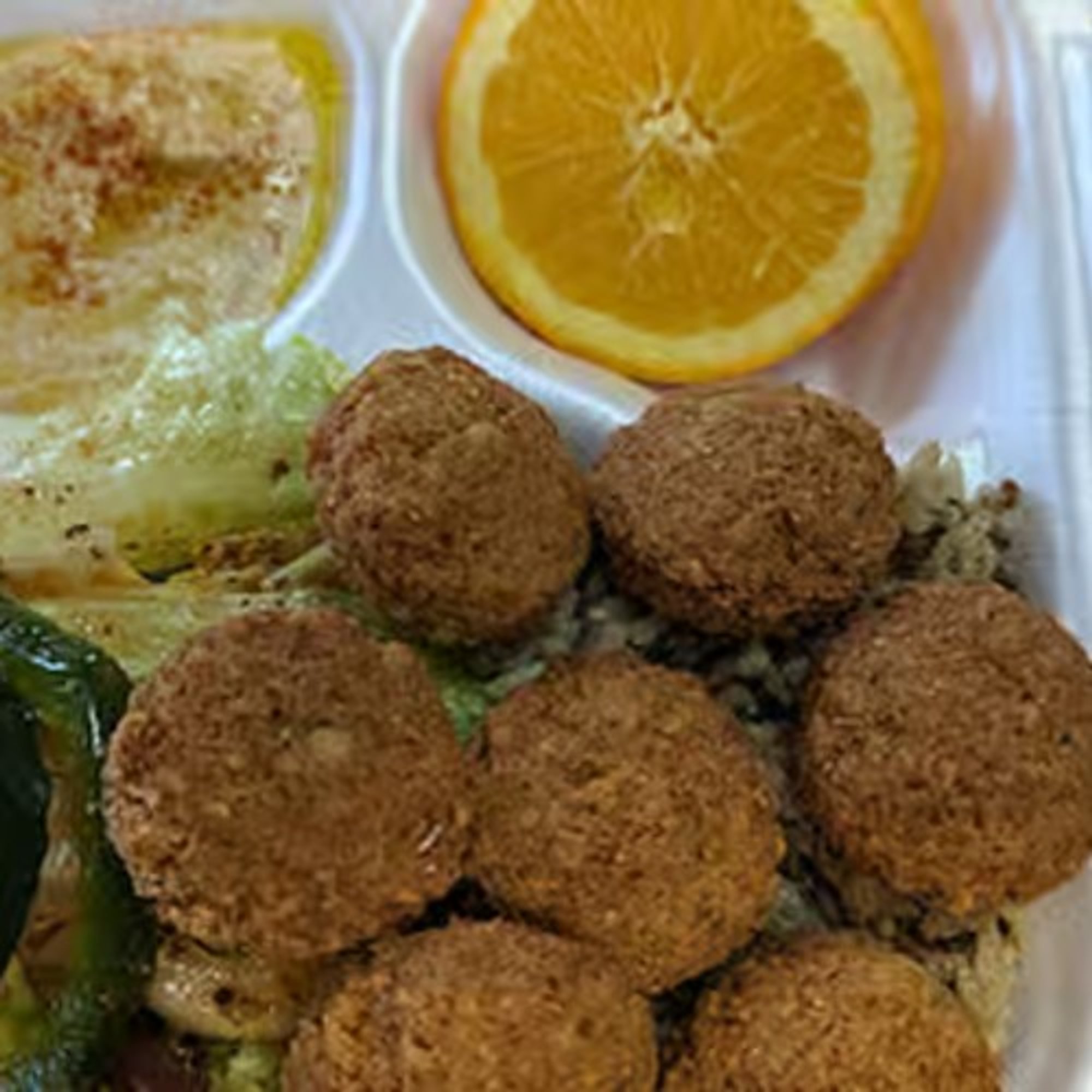 Falafel Pita Roll-Up