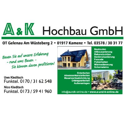 Logo von A & K Hochbau GmbH