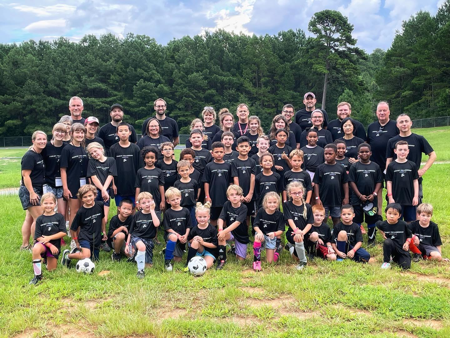 Soccer Camp at Christ Fellowship Leesville Church in Raleigh NC